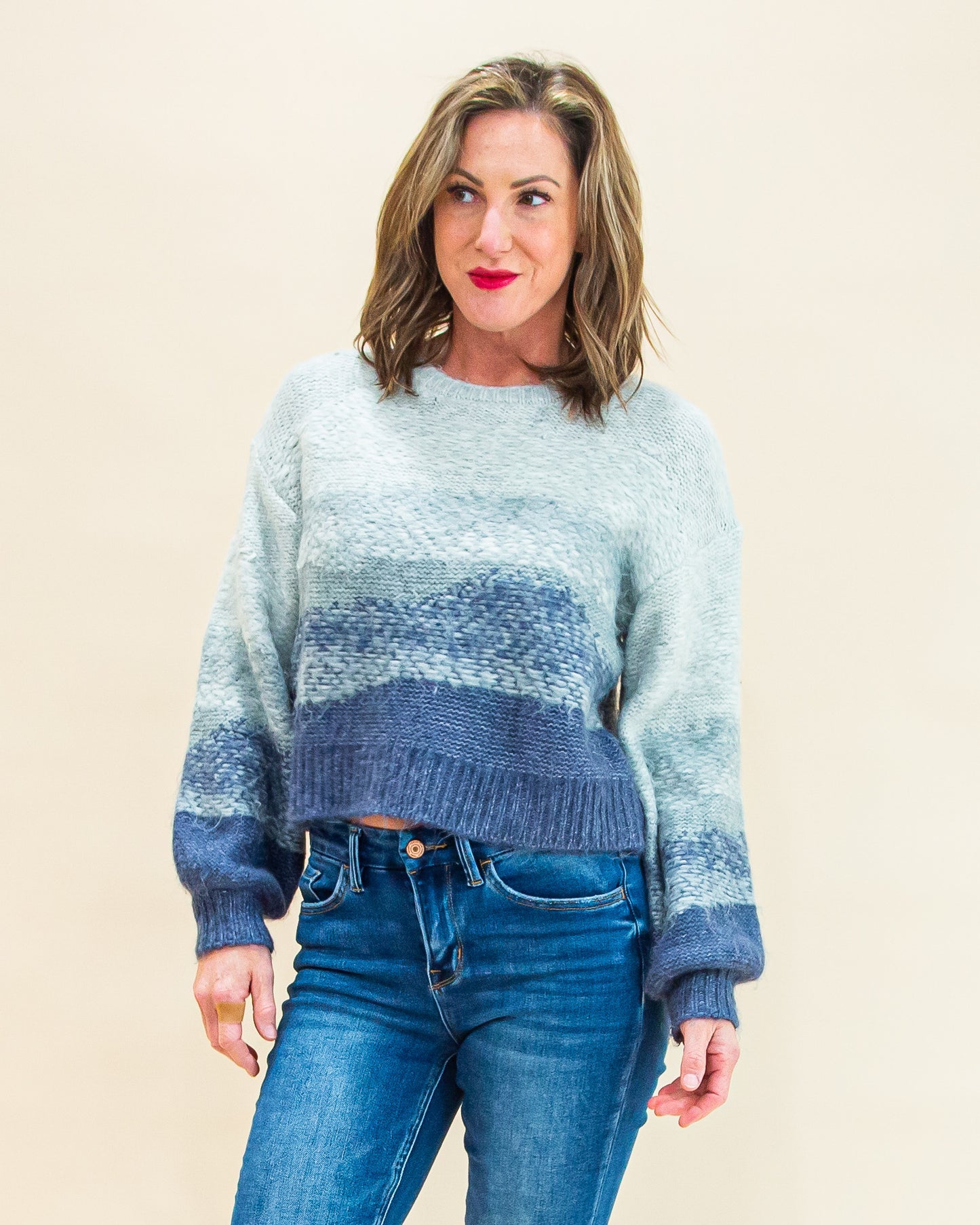 Tranquil Waters Sweater in Lt. Denim (8323557949691)