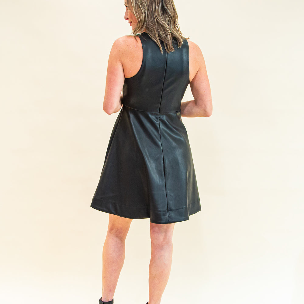 
                  
                    Bold Moves Leather Dress in Black (8774417973499)
                  
                