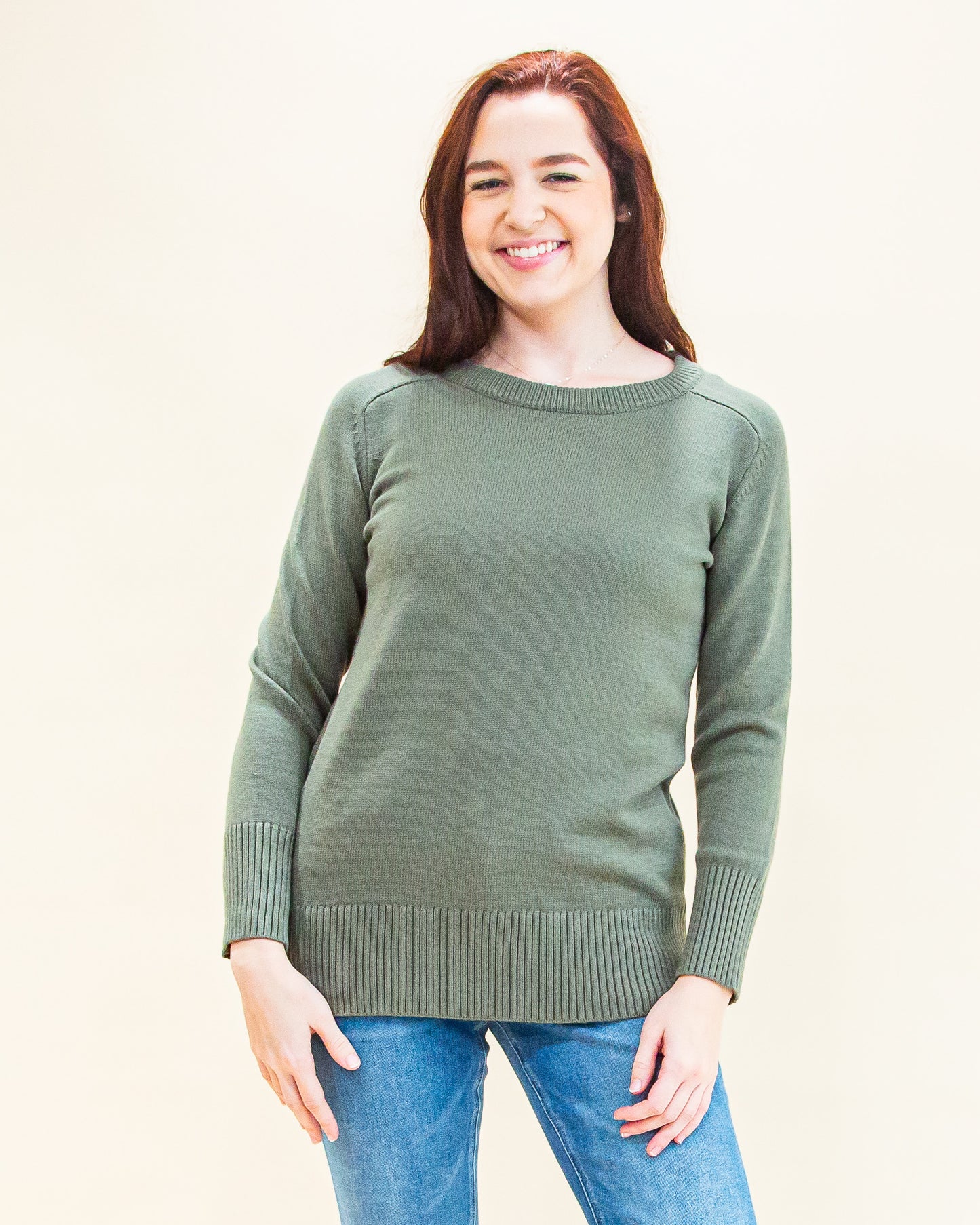 Aspen Sweater in Spruce (8768867959035)