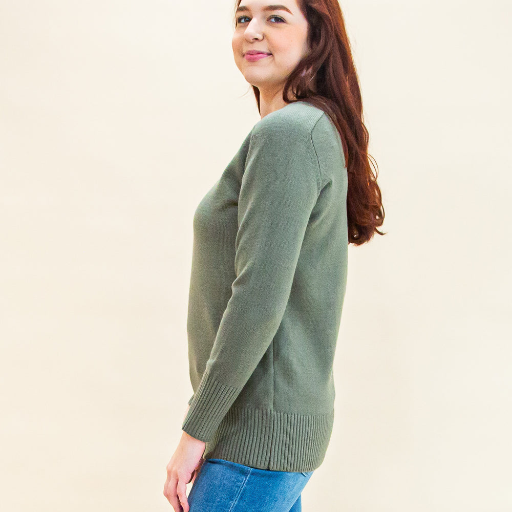 Aspen Sweater in Spruce (8768867959035)