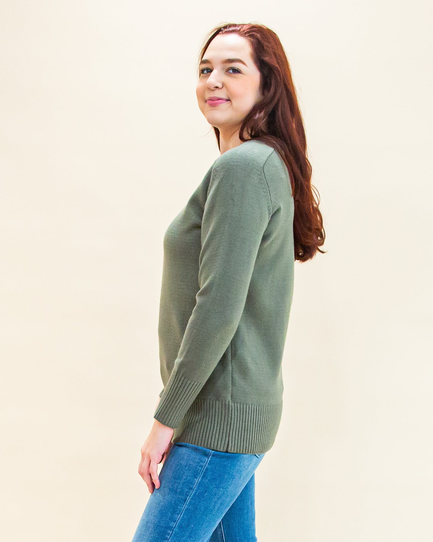 Aspen Sweater in Spruce (8768867959035)