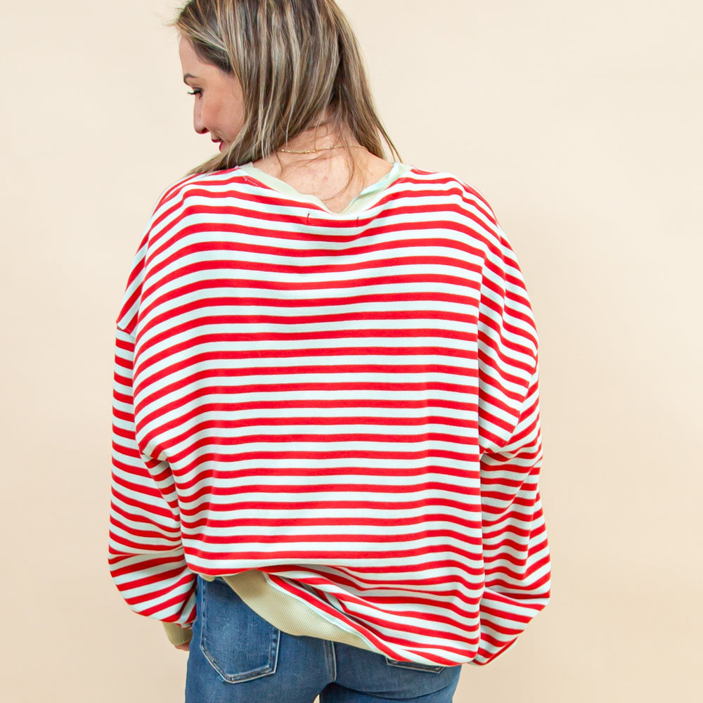 
                  
                    Classic Striped Crew in Cherry Combo (8785254318331)
                  
                