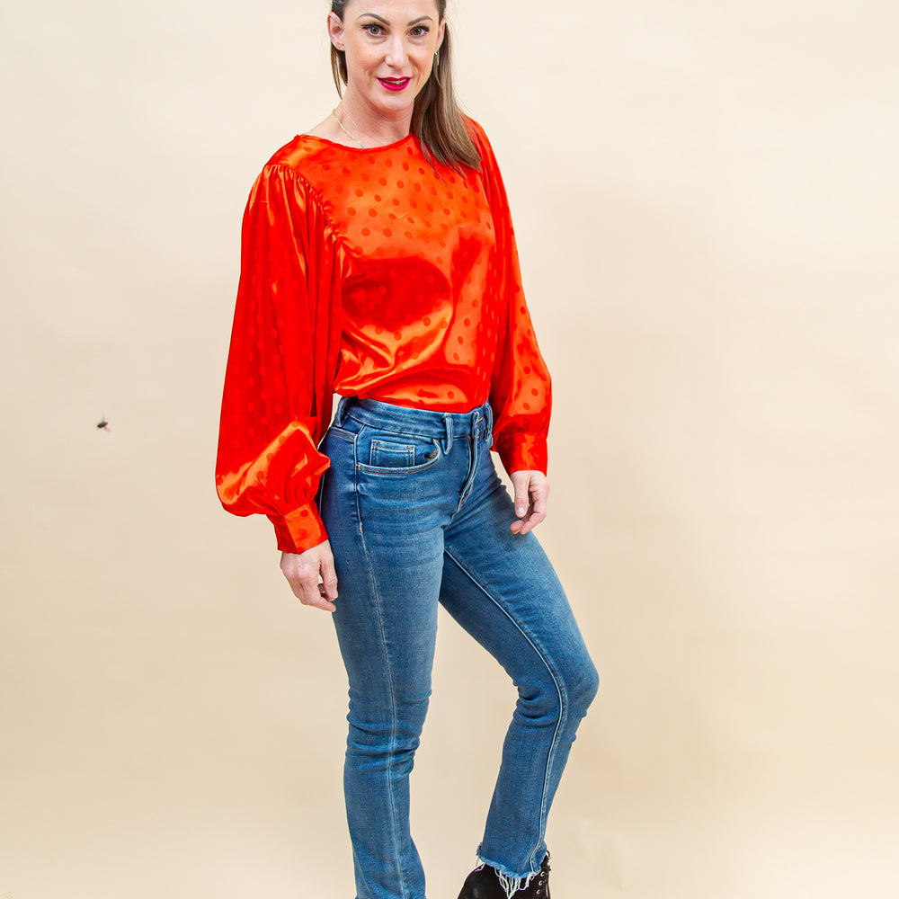 
                  
                    Radiant Cheer Blouse in Red (8871723761915)
                  
                