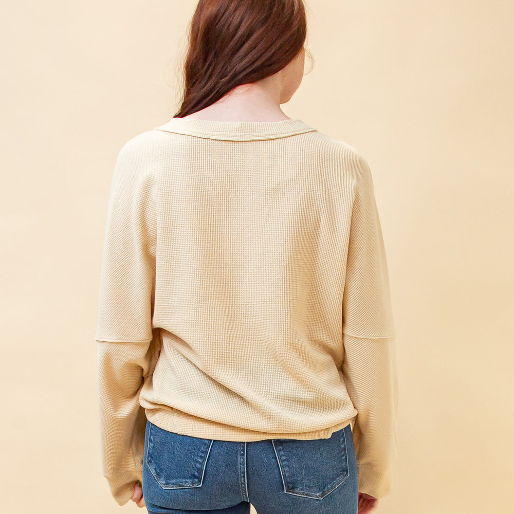 
                  
                    Go For Comfort Knit Top in Oatmeal (8898526970107)
                  
                