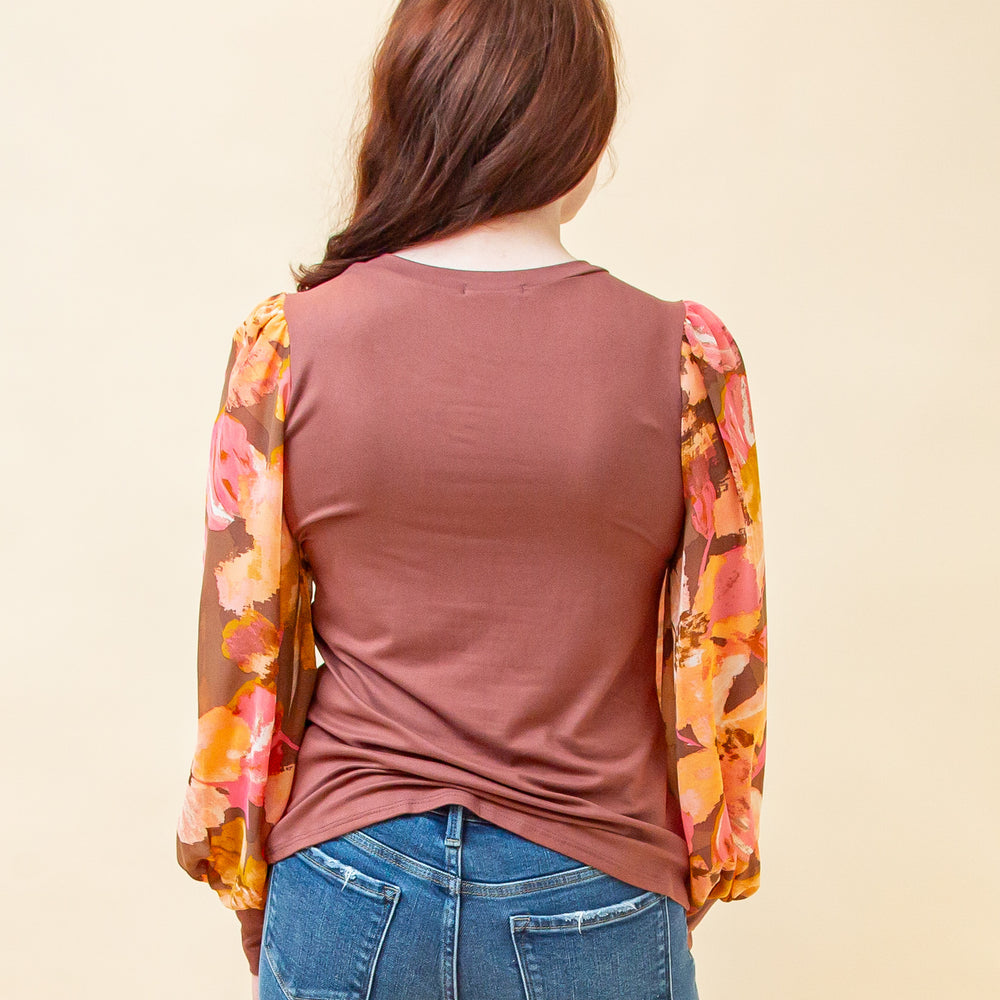 
                  
                    Find Your Path Blouse in Red Brown (8898621309179)
                  
                