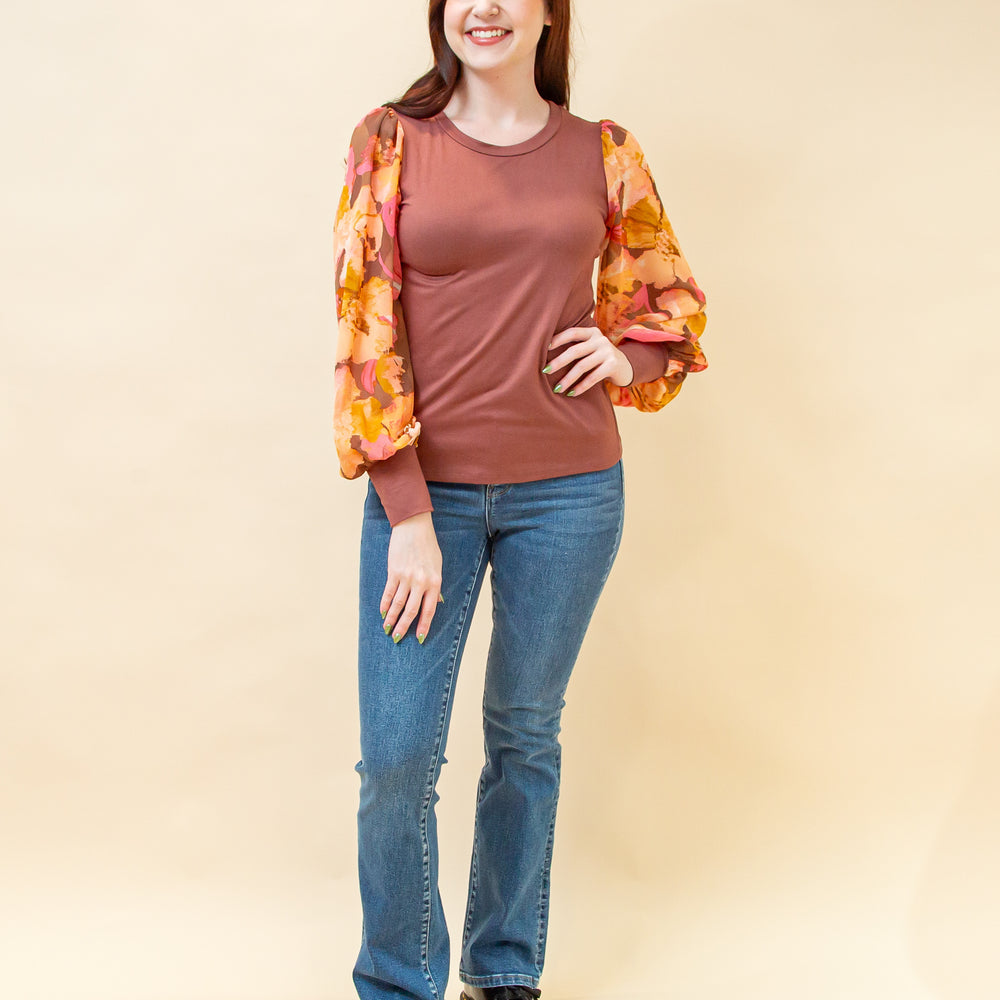 
                  
                    Find Your Path Blouse in Red Brown (8898621309179)
                  
                