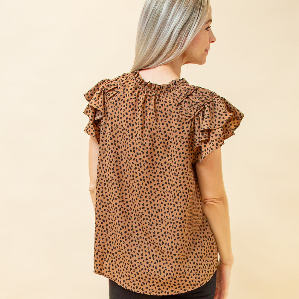 
                  
                    Wandering Wild Blouse in Mocha (8898526773499)
                  
                