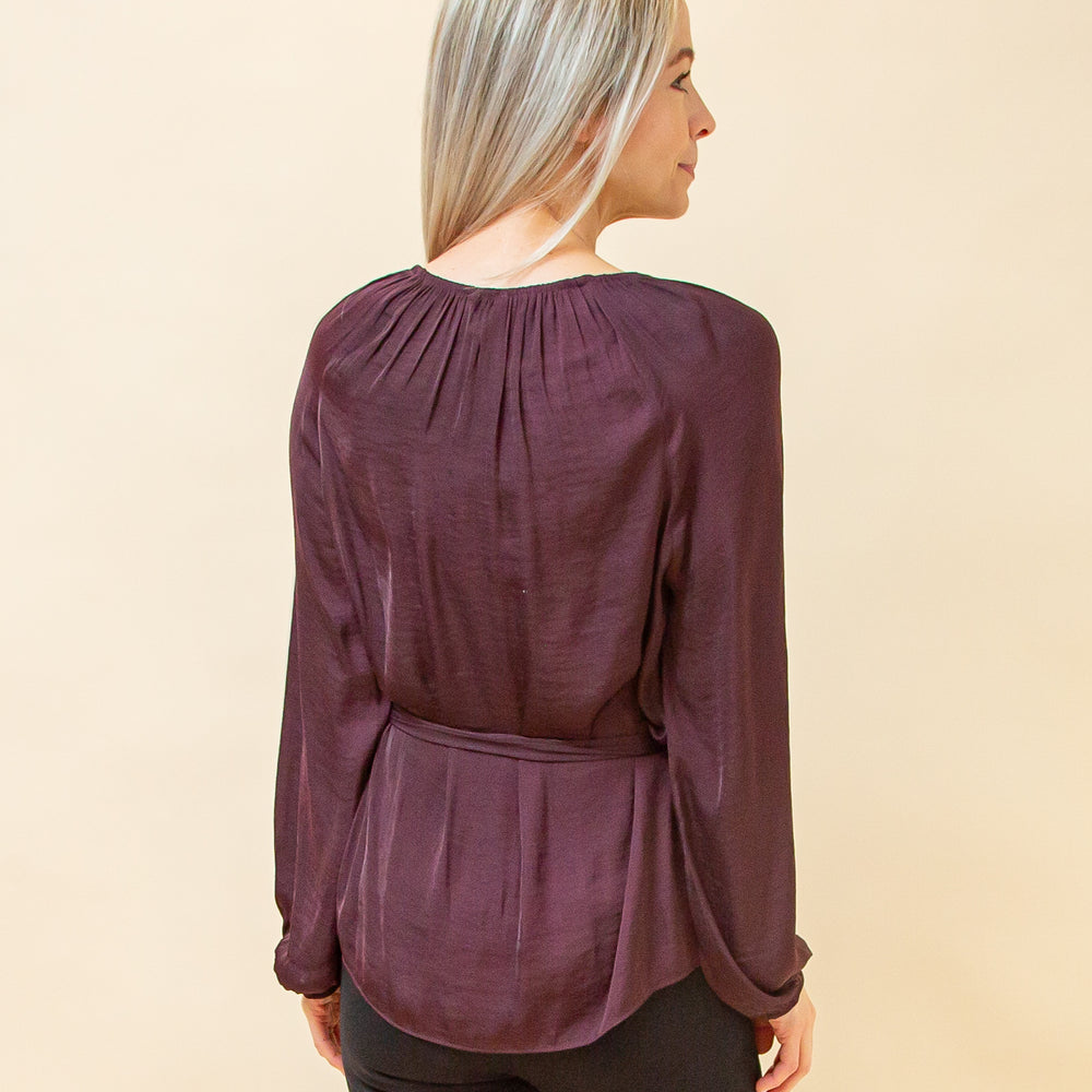 
                  
                    Timeless to Me Blouse in Sangria (8898527166715)
                  
                