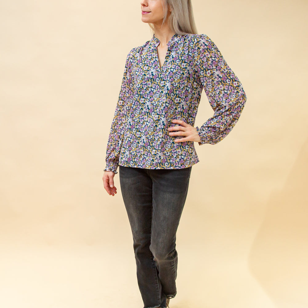 
                  
                    Floral Fling Blouse in Teal (8898526839035)
                  
                