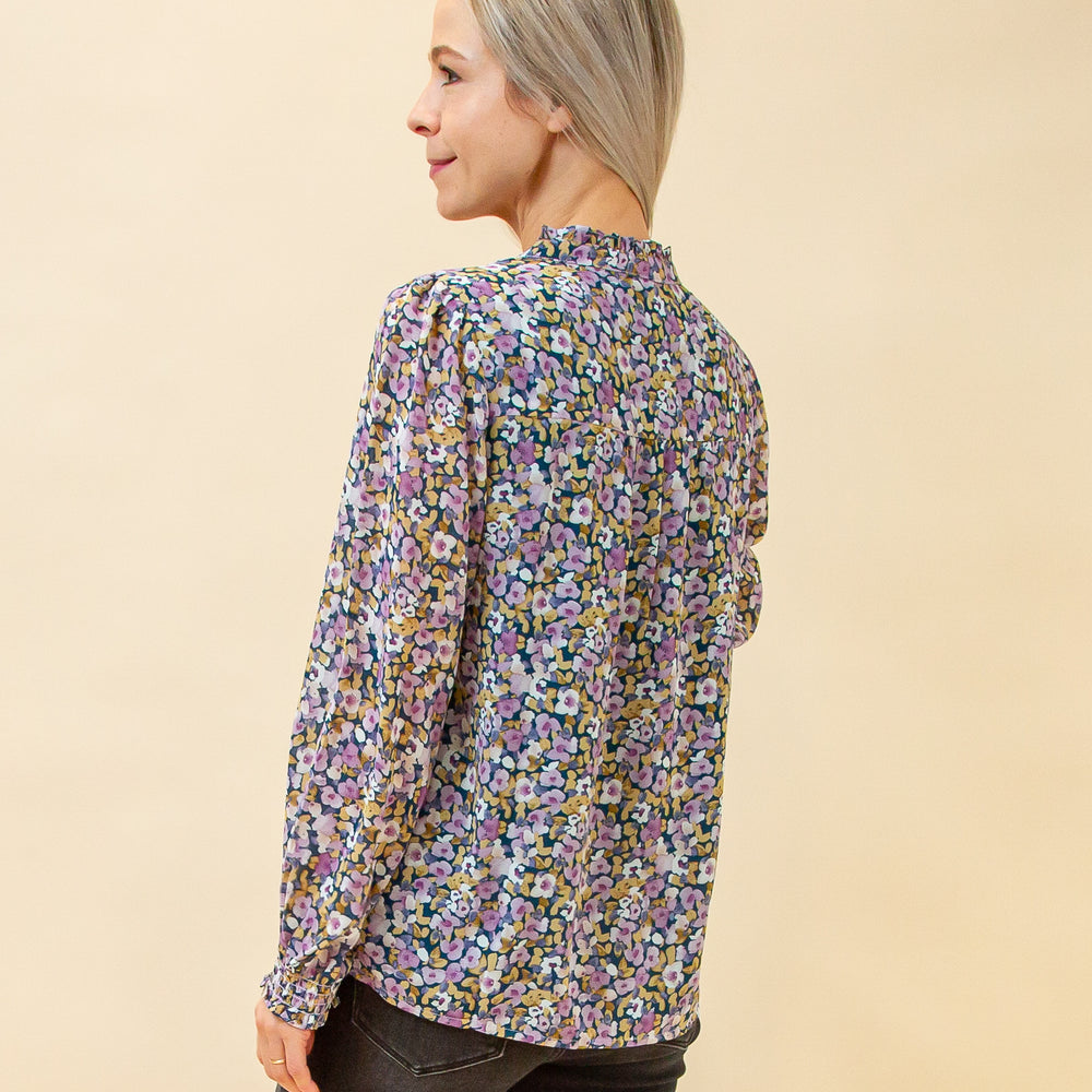 
                  
                    Floral Fling Blouse in Teal (8898526839035)
                  
                