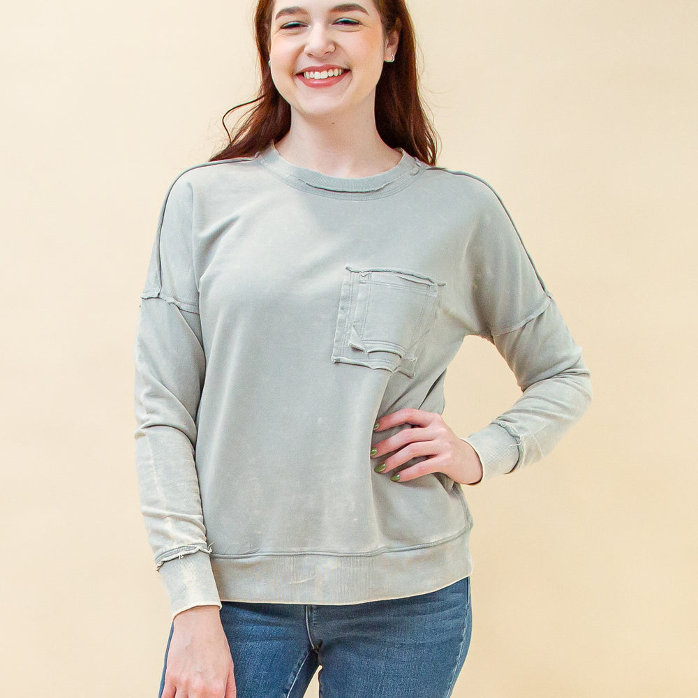 
                  
                    Cool Comfort Pullover in Sleet (8373357510907)
                  
                