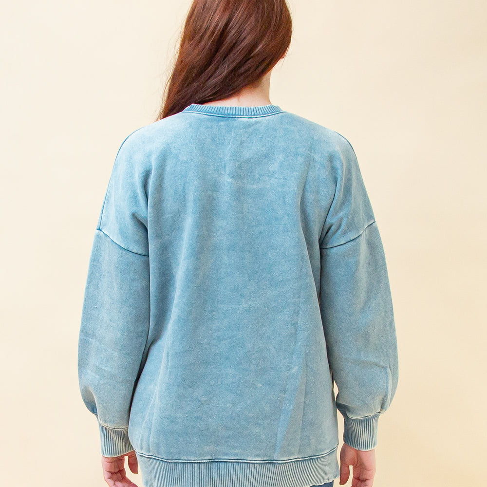 
                  
                    Cozy Corner Pullover in Blue Grey (8886352937211)
                  
                