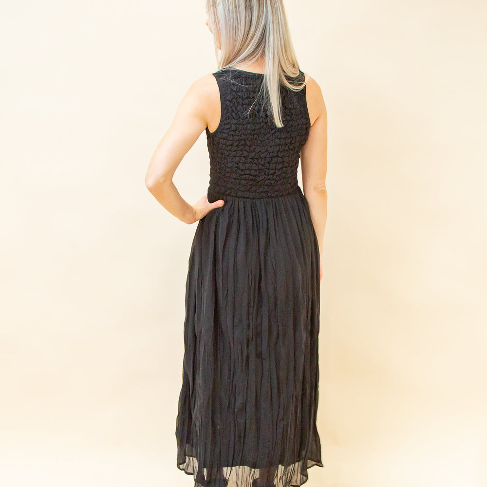 
                  
                    Midnight Whispers Dress in Black (8898526904571)
                  
                