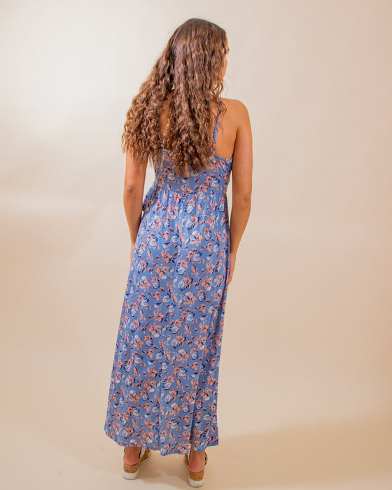 Among The Flowers Dress in Lt. Blue (8090434666747)