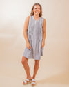 Now Or Never Dress in Navy (8092655583483)