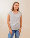 Good To Know Top in Grey (8092655714555)