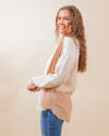 Out West Button Down in Cream (8090433257723)
