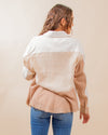 Out West Button Down in Cream (8090433257723)