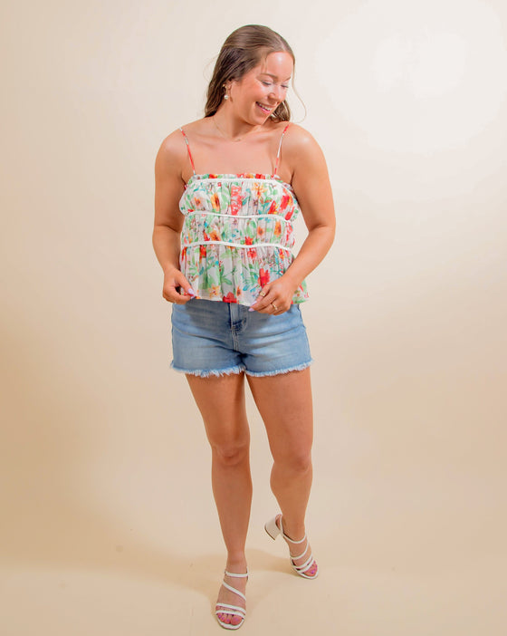 Out Of Office Cami in Off White (8105842311419)