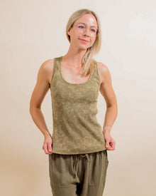  Get It Started Tank in Olive (8100276404475)