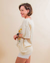 Distressed Tiger Tee in Vanilla (8105842376955)
