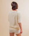 Distressed Tiger Tee in Vanilla (8105842376955)