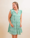 Going Fast Dress in Green (8094650761467)