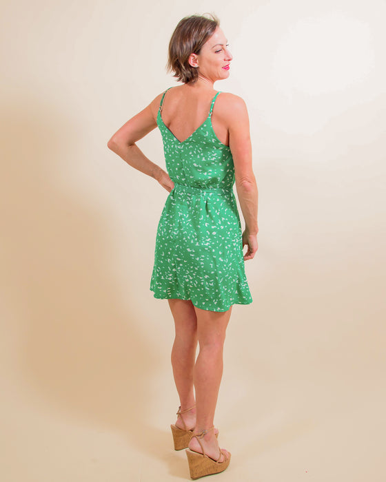 Do It Anyway Dress in Green (8101649809659)