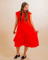 Set Your Soul On Fire Dress in Red (8101650039035)