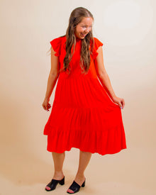  Set Your Soul On Fire Dress in Red (8101650039035)