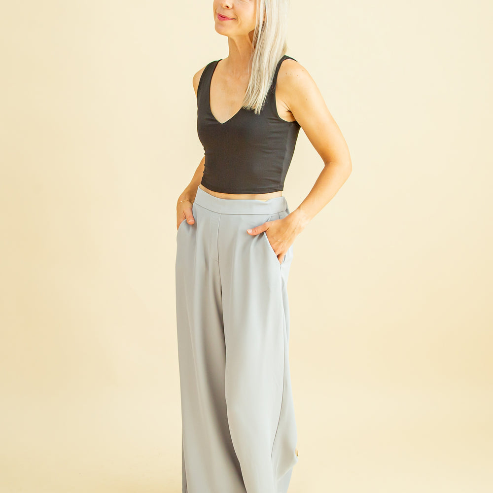 
                      
                        Work With Me Wide Leg Pants in Lt Grey (8681217720571)
                      
                    