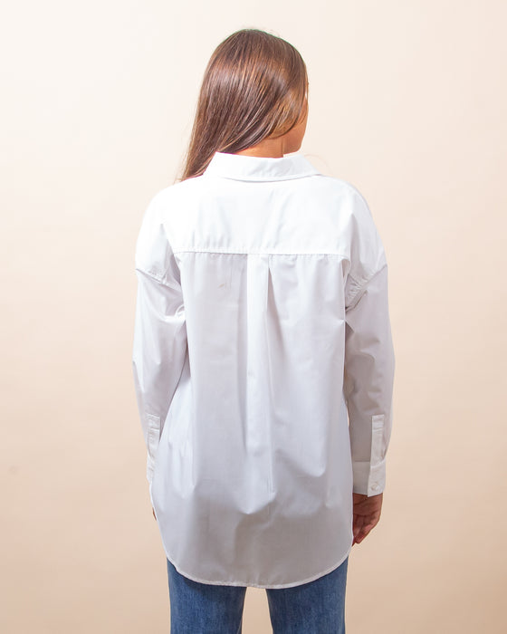 Back In The Office Top in White (8124730147067)