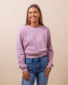  Classic Crew Sweatshirt in Shadow Mauve (8107710513403)
