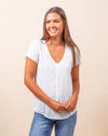 Effortless Day Tee in Ivory (8132557799675)