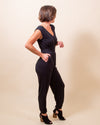 Indy Knit Jumpsuit in Black (8107710021883)