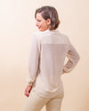 Sheer Bliss Top in Taupe (8117169717499)