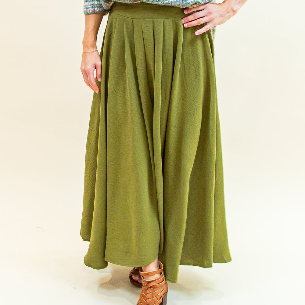 
                      
                        Can't Help Loving Skirt in Olive (8769057521915)
                      
                    