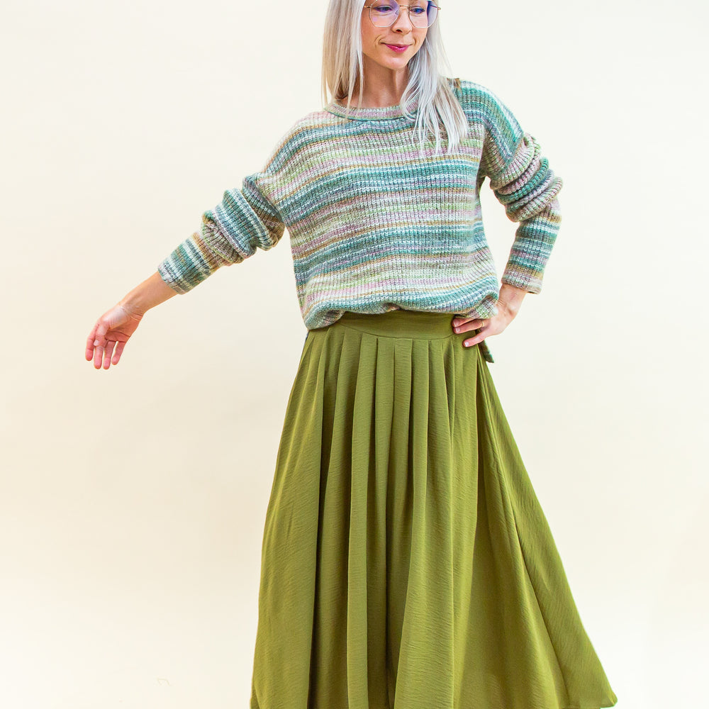 
                      
                        Can't Help Loving Skirt in Olive (8769057521915)
                      
                    