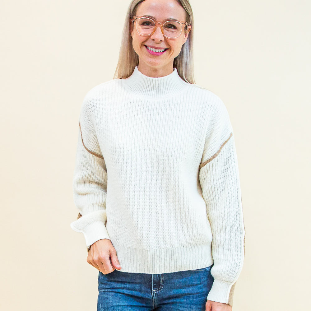 
                      
                        Tell Me Turtleneck Sweater in Ivory (8769057915131)
                      
                    