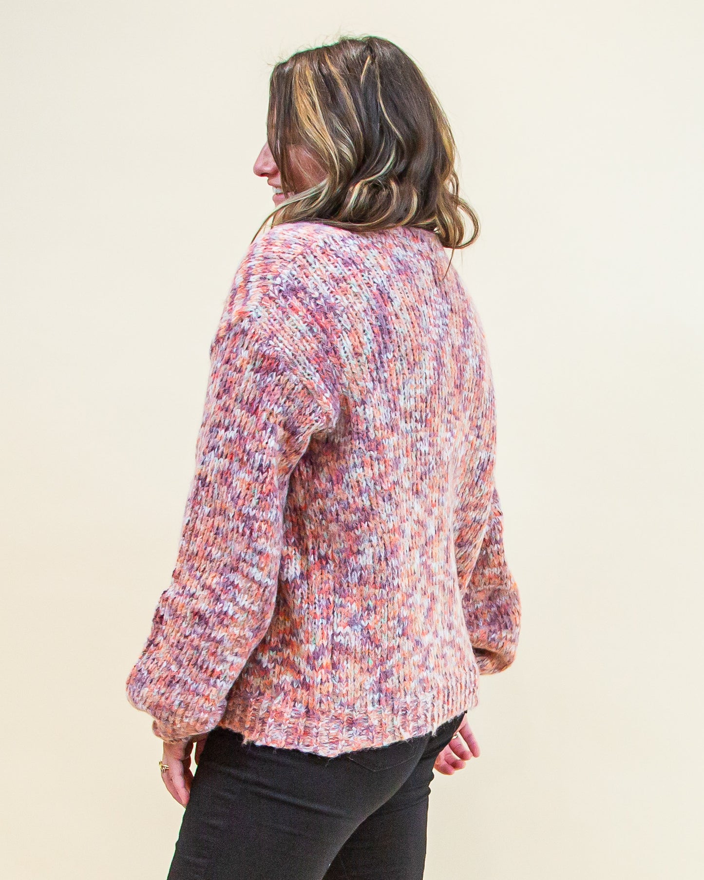 Pretty Lovely Cardigan in Pink Multi (8774210584827)