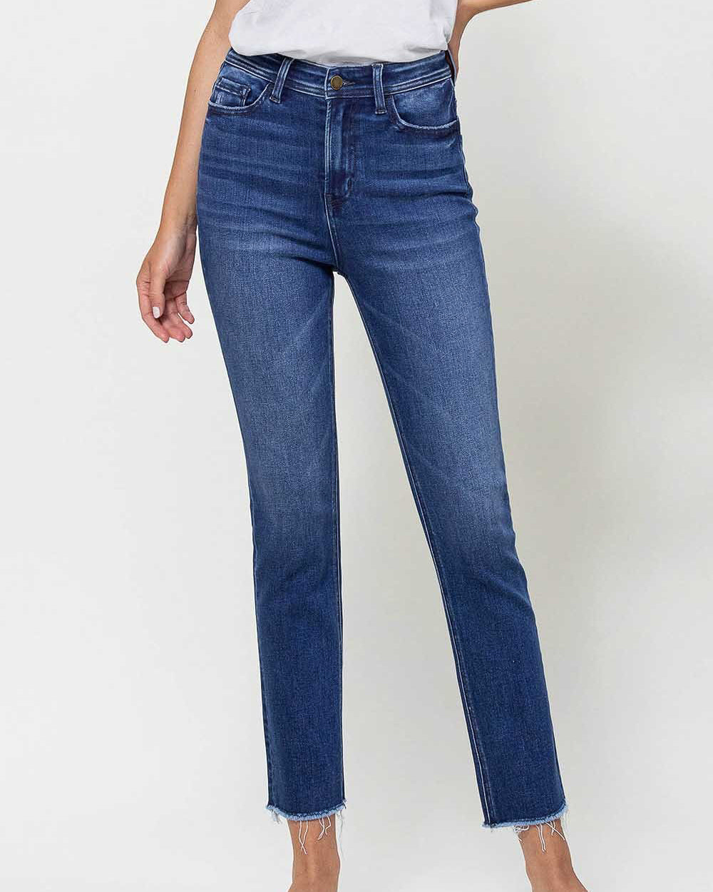 Little Closer Super High Rise Slim Straight Jeans (7779475980539)