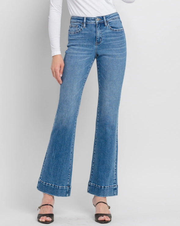 Blue Lotus High Rise Flare Jeans (8964010246395)