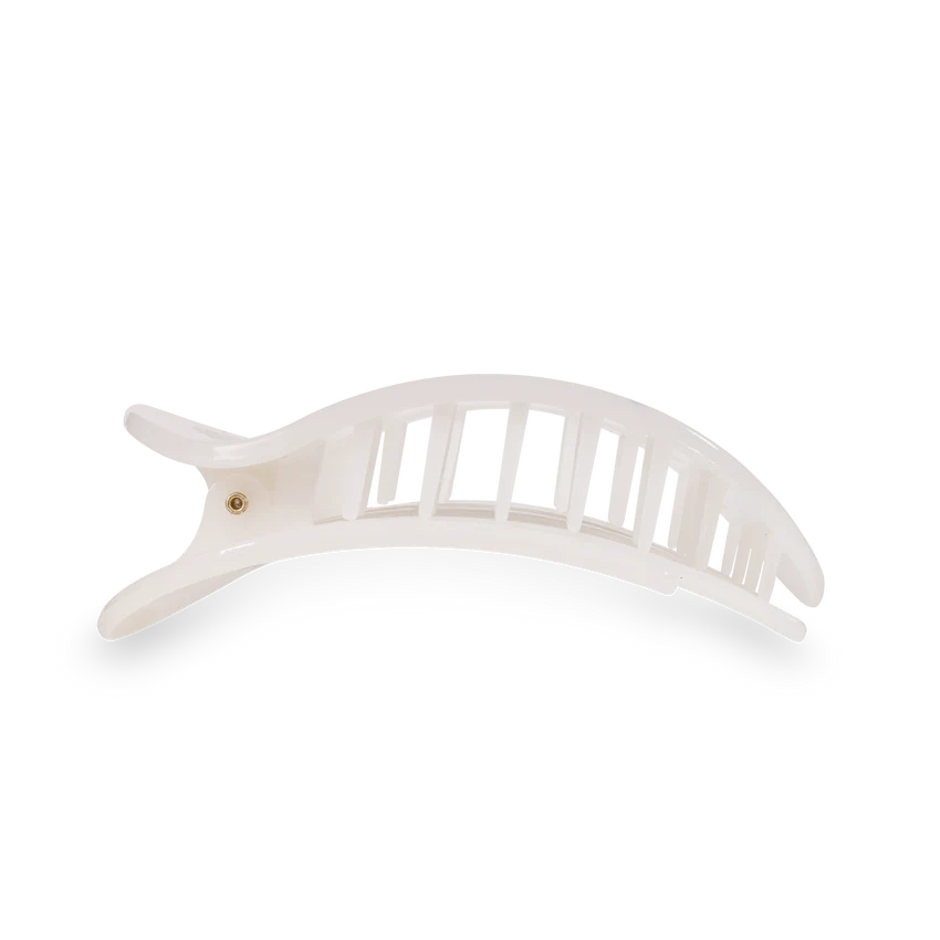 
                  
                    Teleties Large Flat Round Clip in Coconut White (8925373137147)
                  
                