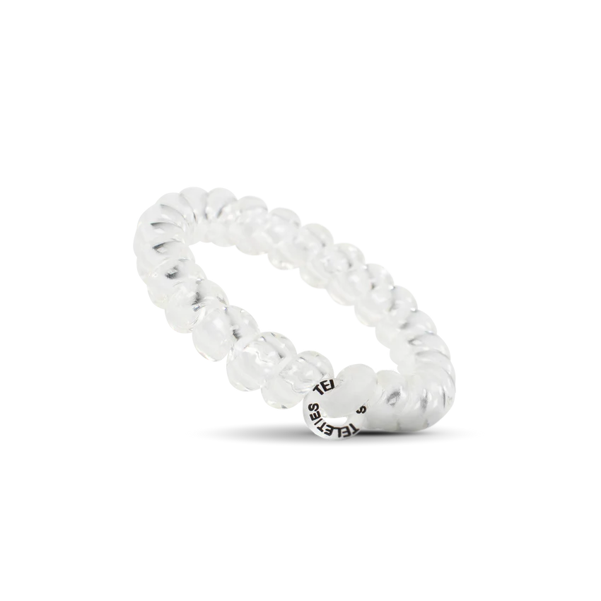 Teleties Large Hair Ties in Crystal Clear (8925359112443)