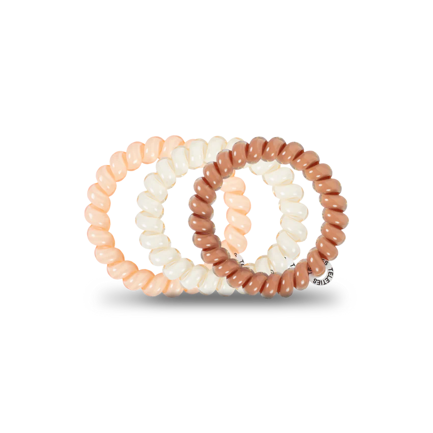 Teleties Large Hair Ties in For the Love of Nudes (8925357867259)