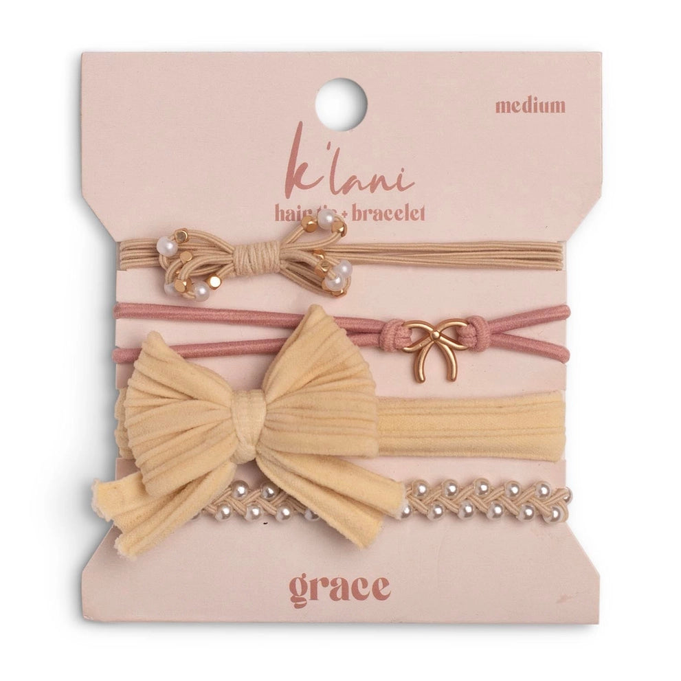 Grace K'Lani Hair Tie Bracelets (9044420362491)