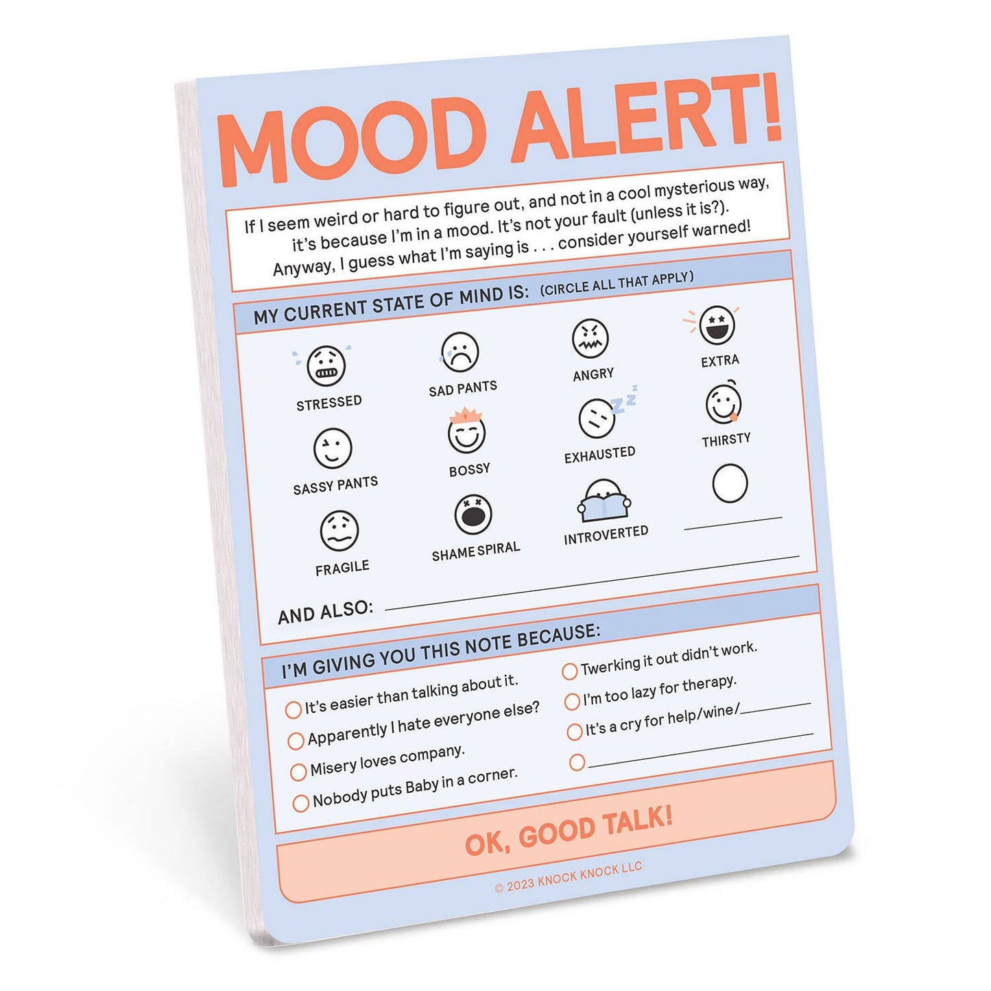 Today's Mood Nifty Note Pad (Pastel Version) (8907322720507)