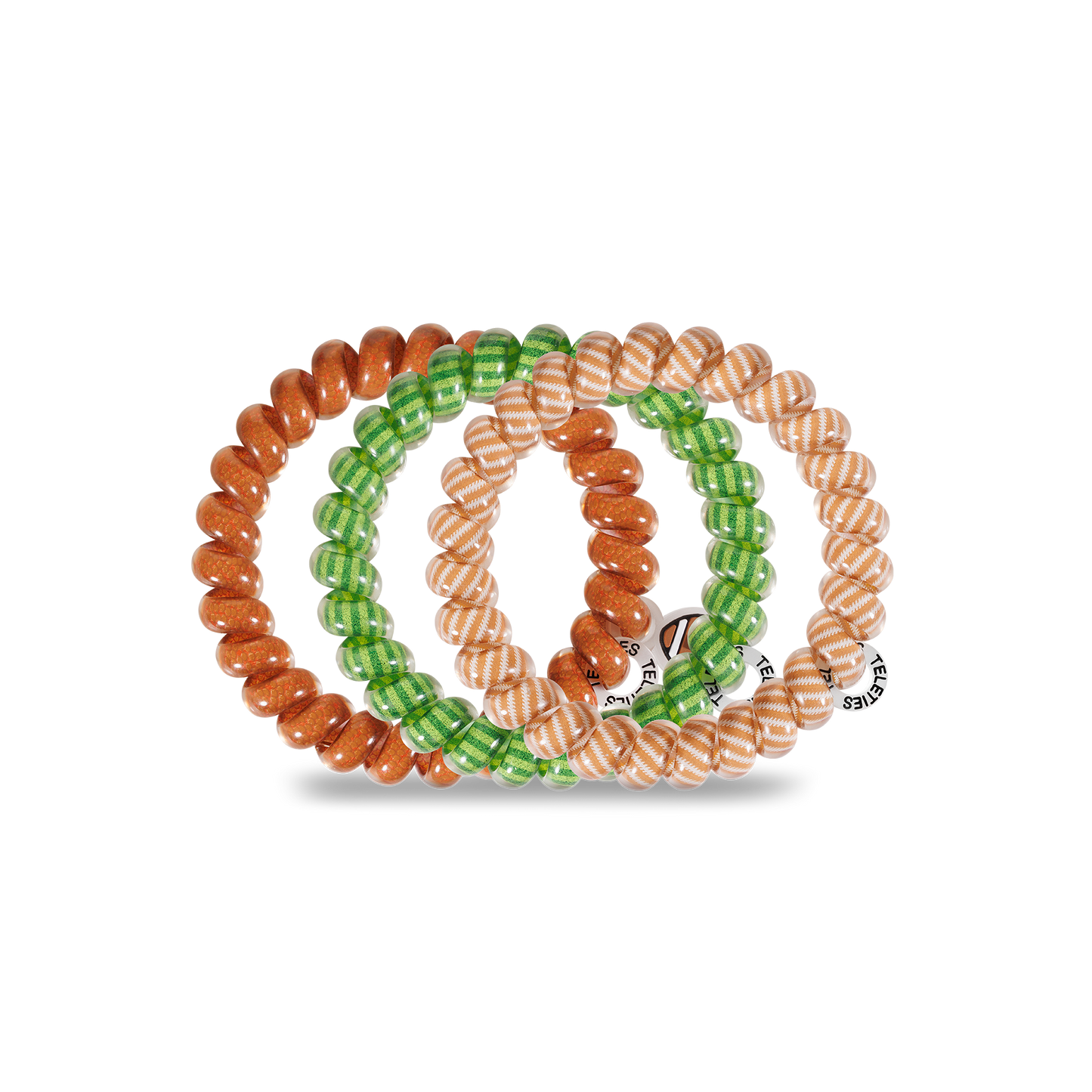 Spiral Hair Coils | Large | Football Hair Ties (9100171739387)