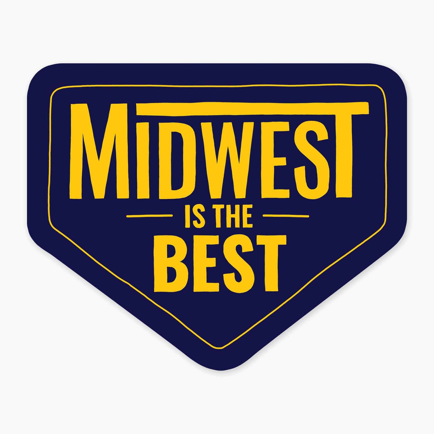 Midwest is the Best - 3” Art Sticker: No Barcode (9010181767419)