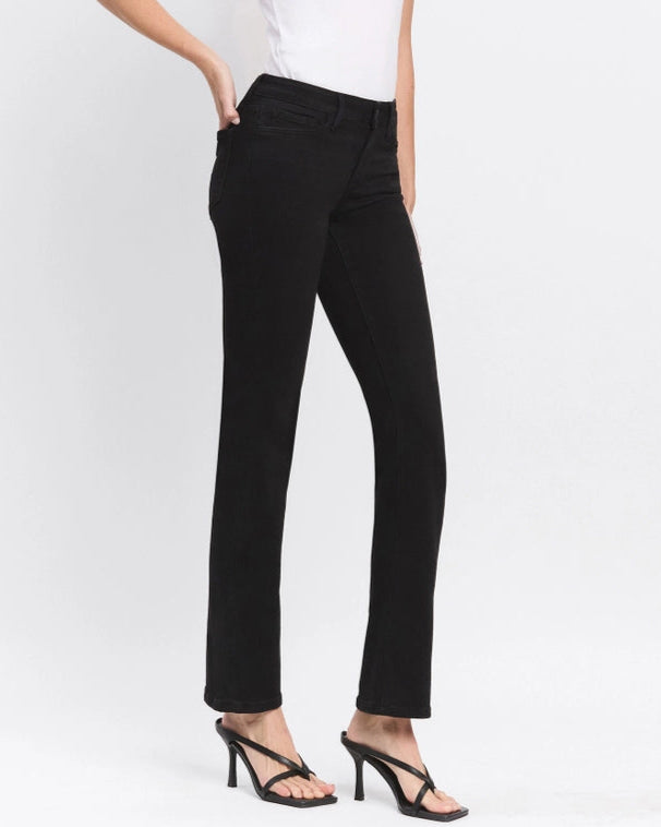 Clearly Mid Rise Bootcut Jeans (9090309718267)